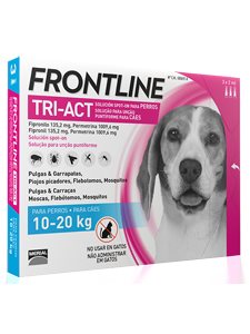FRONTLINE TRI-ACT 10 - 20 Kg. 3 pipetas